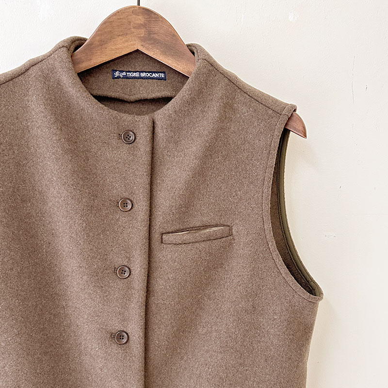 ティグルブロカンテ イタリーメルトン ボトルネックベスト