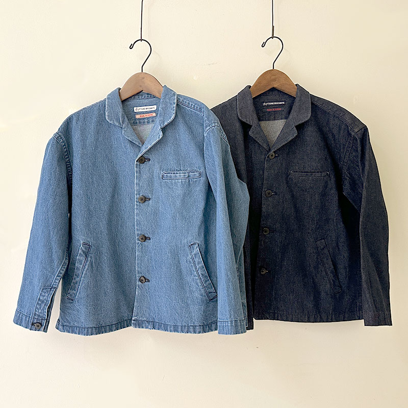 ティグルブロカンテ 10oz デニム Foreman テーラードジャケット unisex Fade