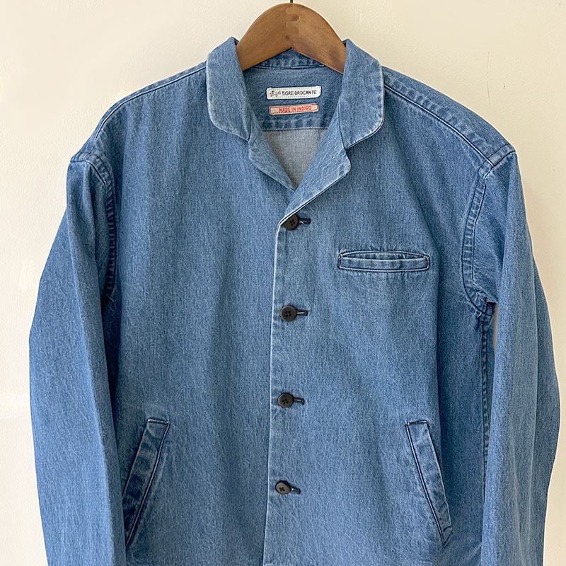 ティグルブロカンテ 10oz デニム Foreman テーラードジャケット unisex Fade