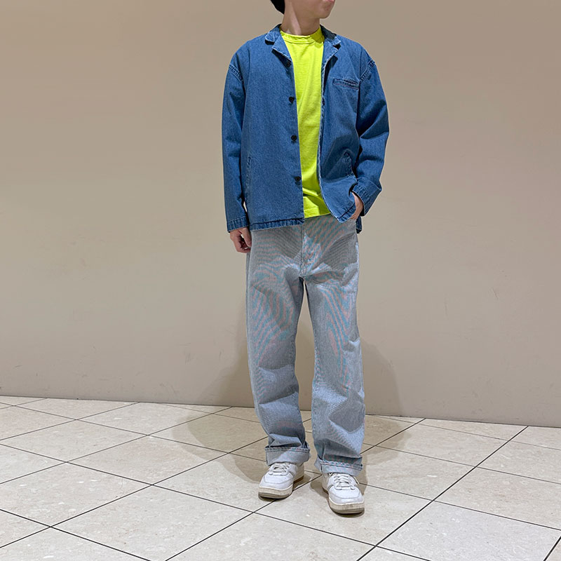ティグルブロカンテ 10oz デニム Foreman テーラードジャケット unisex Fade