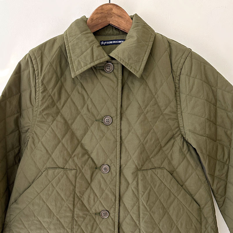 ティグルブロカンテ ナイロンツイルキルティング ウォームカラー