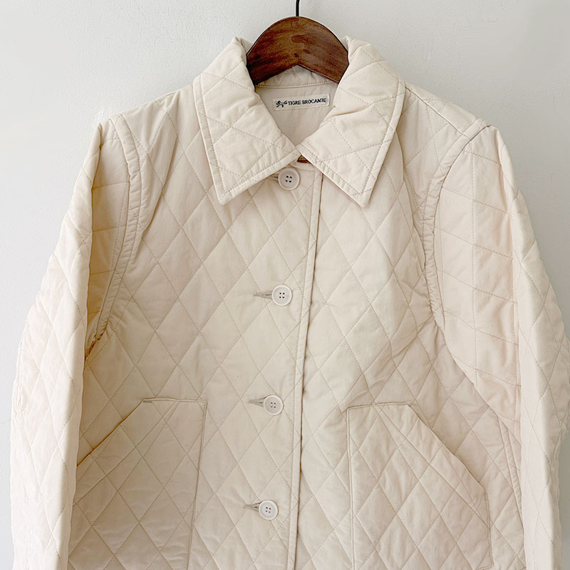 ティグルブロカンテ ナイロンツイルキルティング ウォームカラー