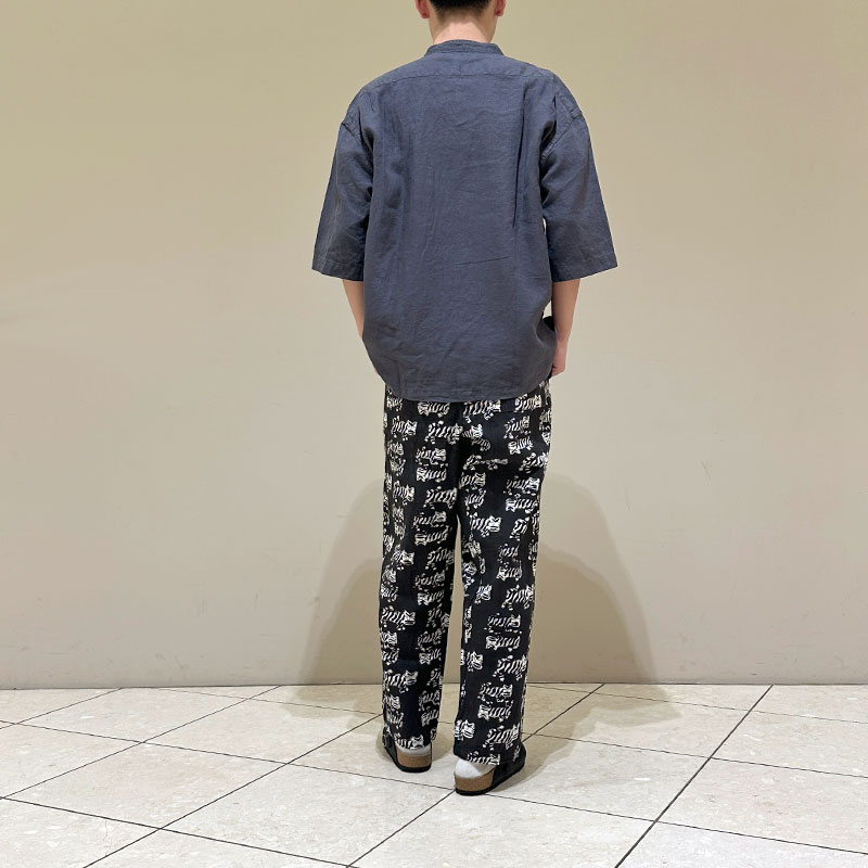 ティグルブロカンテ 60/1ライトリネン ベニススタンドS/S シャツ unisex