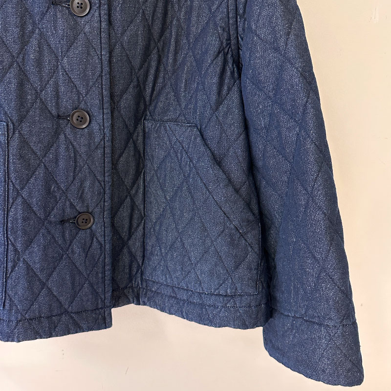ティグルブロカンテ 7ozデニムキルティング ウォームカラージャケット
