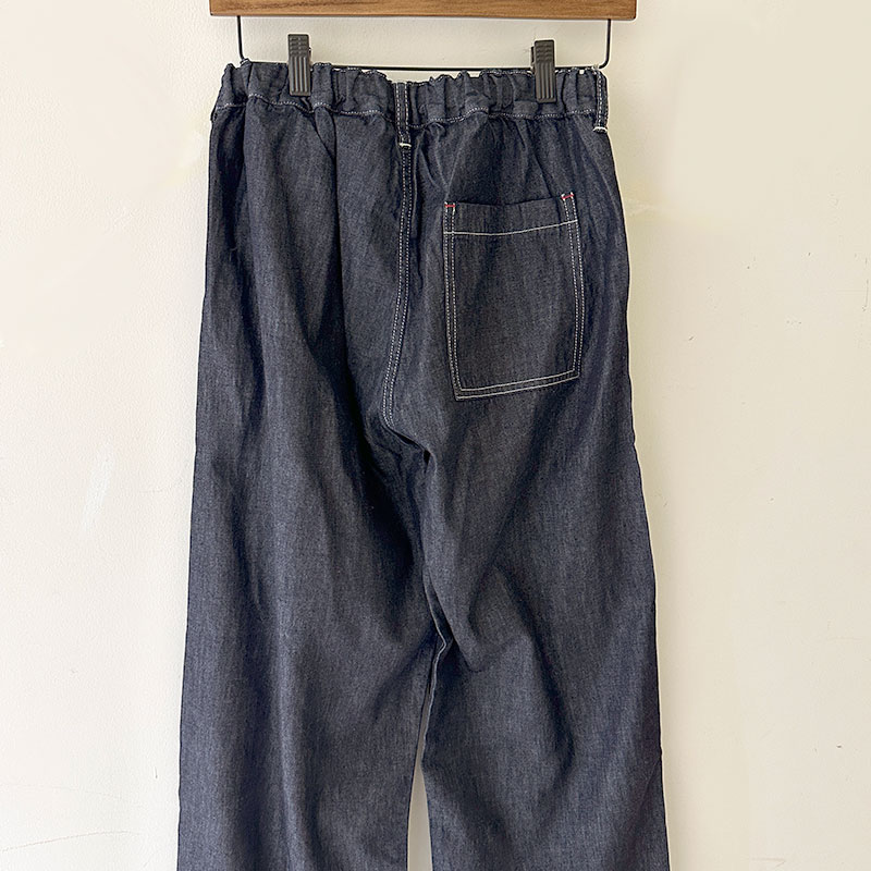 再入荷　ティグルブロカンテ 6ozデニム サルクパンツ unisex Indigo