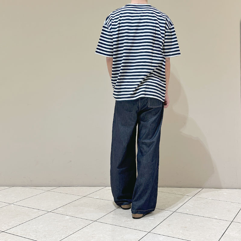 再入荷　ティグルブロカンテ 6ozデニム サルクパンツ unisex Indigo