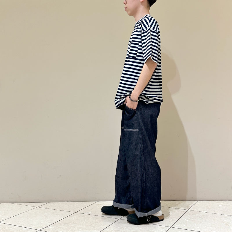 再入荷　ティグルブロカンテ 6ozデニム サルクパンツ unisex Indigo