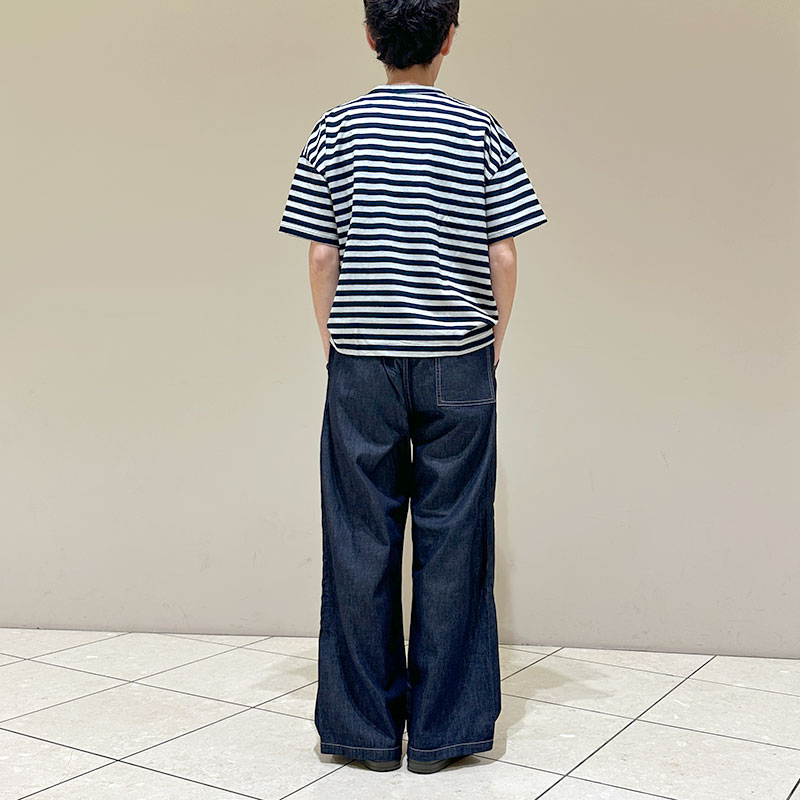 再入荷　ティグルブロカンテ 6ozデニム サルクパンツ unisex Indigo