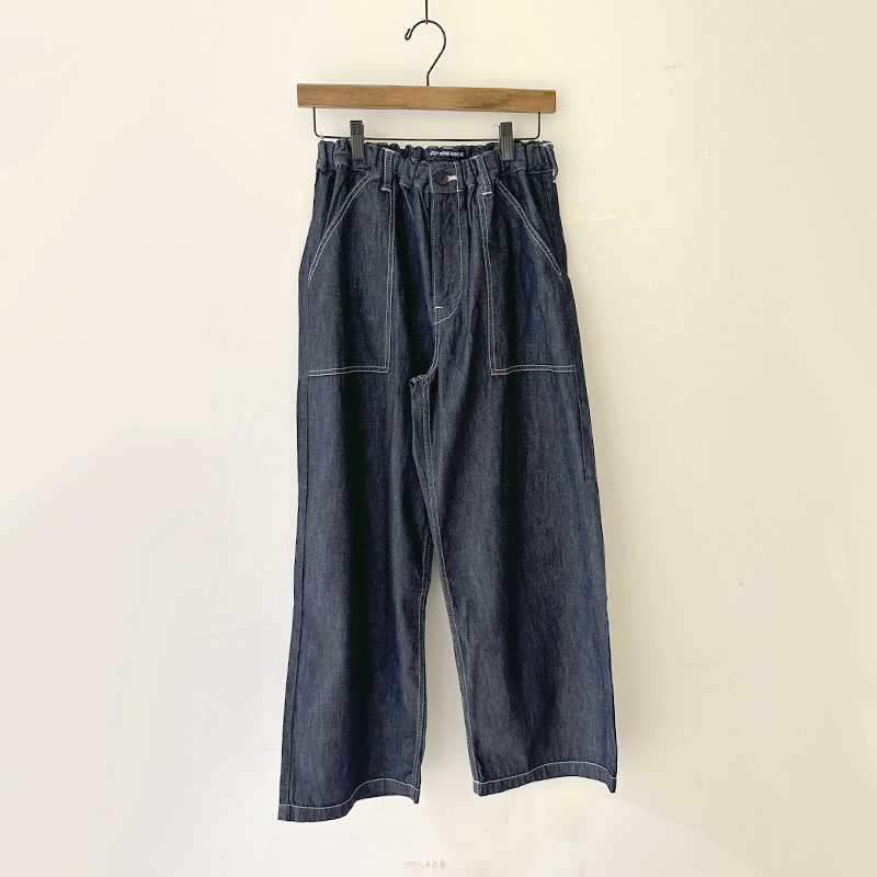 再入荷　ティグルブロカンテ 6ozデニム サルクパンツ unisex Indigo