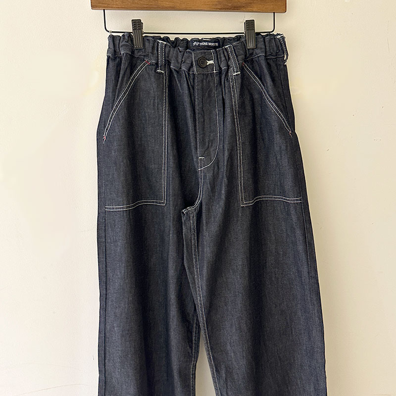 再入荷　ティグルブロカンテ 6ozデニム サルクパンツ unisex Indigo