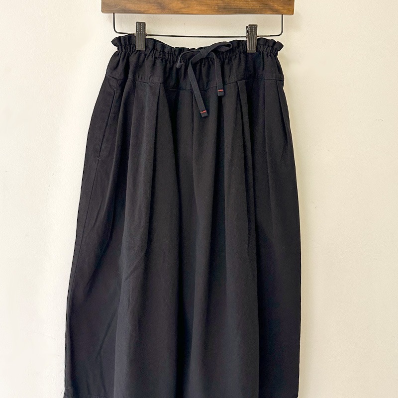 ティグルブロカンテ 6ozデニム ポケットフィセルロングスカート indigo