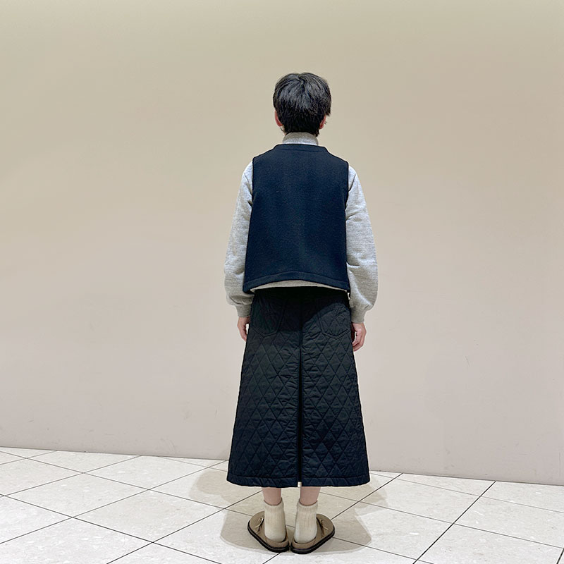 ティグルブロカンテ　カルゼヘリンボーン　オープンポケットベスト unisex