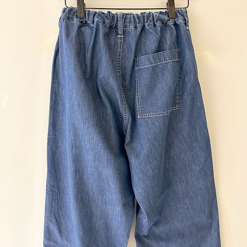 ティグルブロカンテ 6ozデニム サルクパンツ unisex Fade