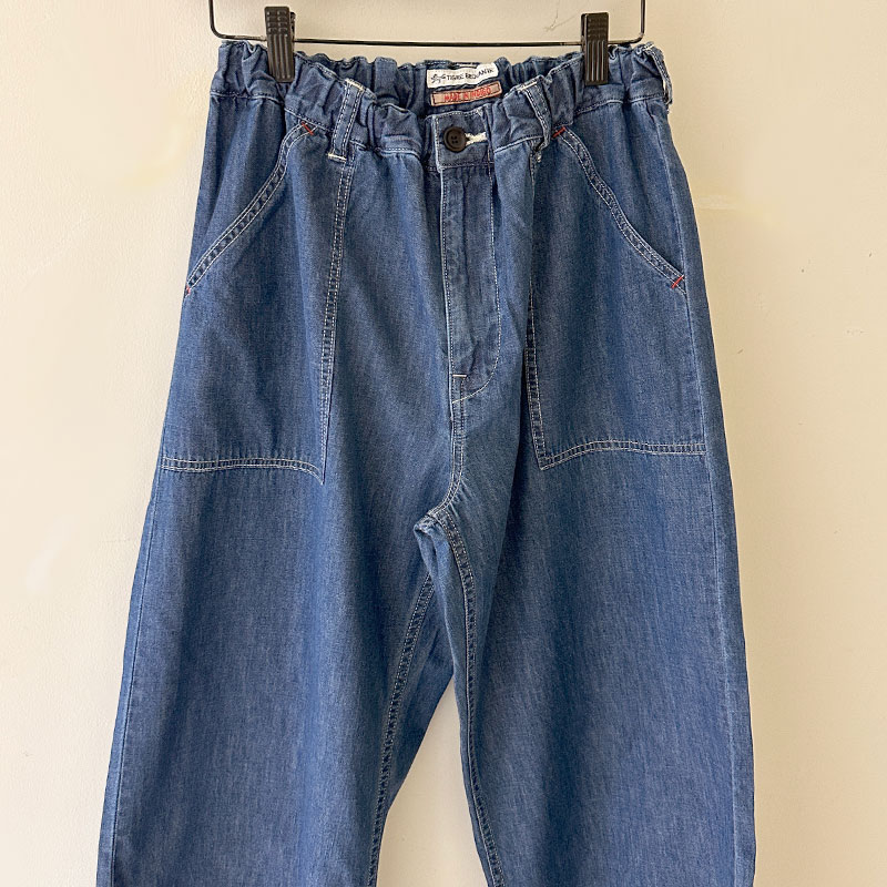 ティグルブロカンテ 6ozデニム サルクパンツ unisex Fade