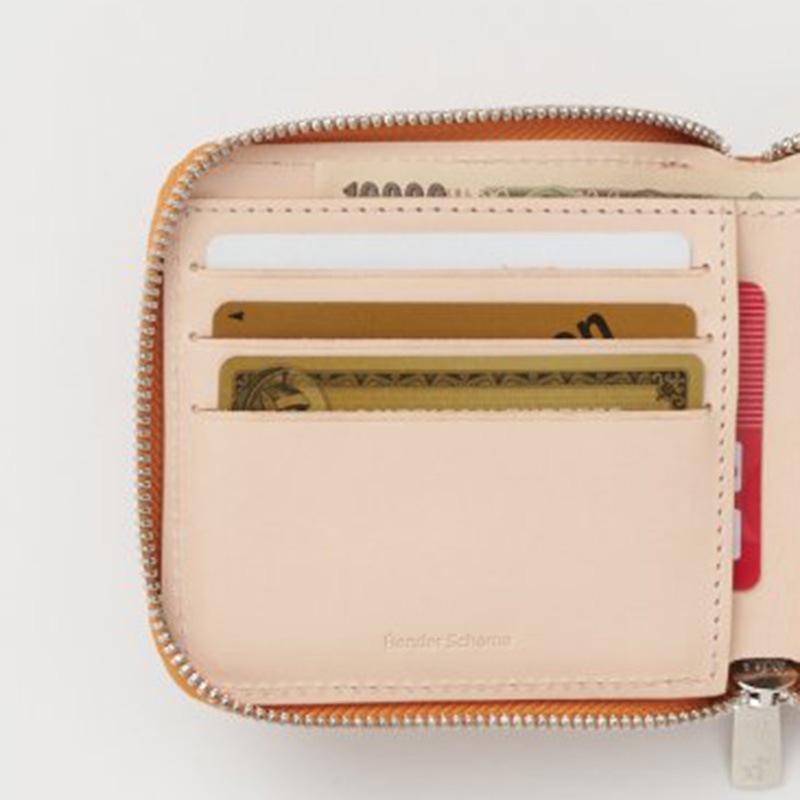 Hender Scheme エンダースキーマ / horizontal zip purse エンダースキーマ horizontal zip purse -lime green- | Hender