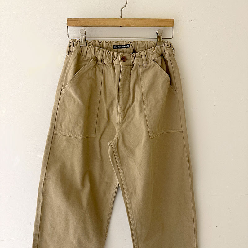 ティグルブロカンテ コットンカツラギ サルクパンツ unisex