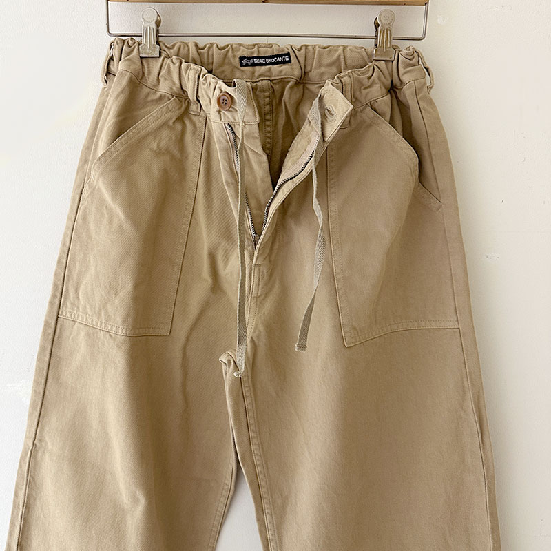 ティグルブロカンテ コットンカツラギ サルクパンツ unisex