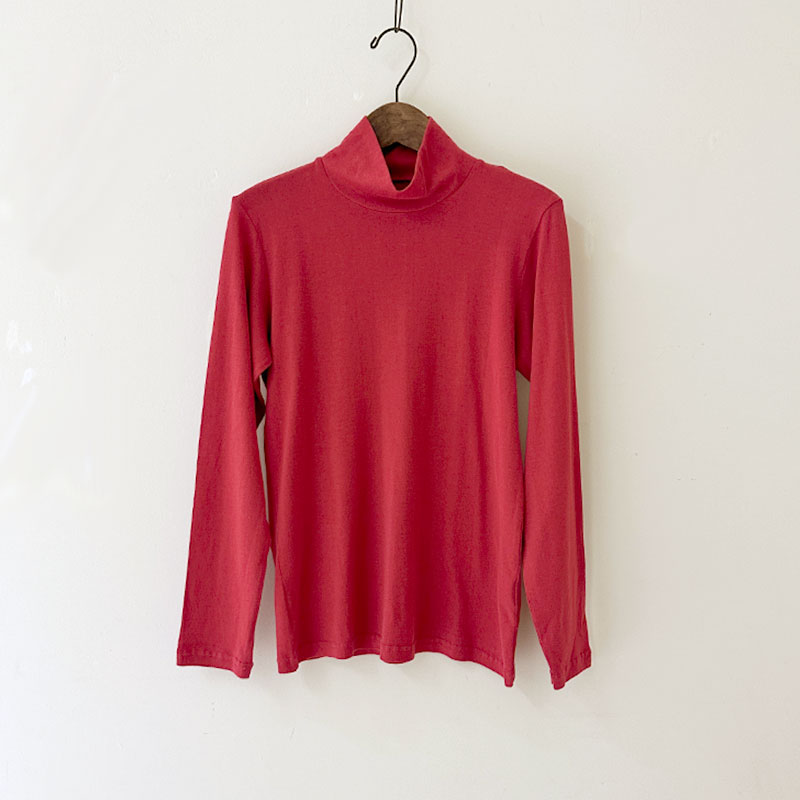 ティグルブロカンテ コットンニット天竺 レディースタートルネック L/ST