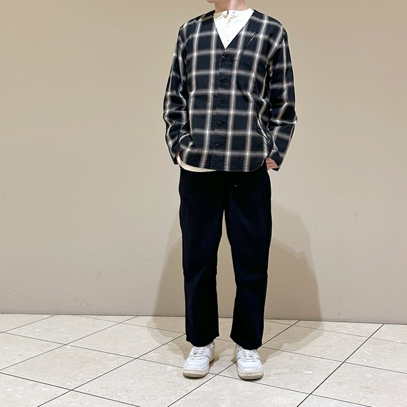 ティグルブロカンテ オンブレツイルCK フラップカーディガン unisex Black