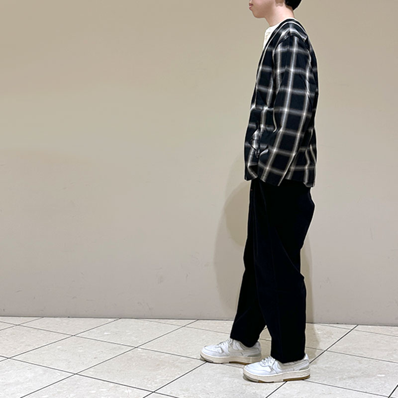 ティグルブロカンテ オンブレツイルCK フラップカーディガン unisex Black
