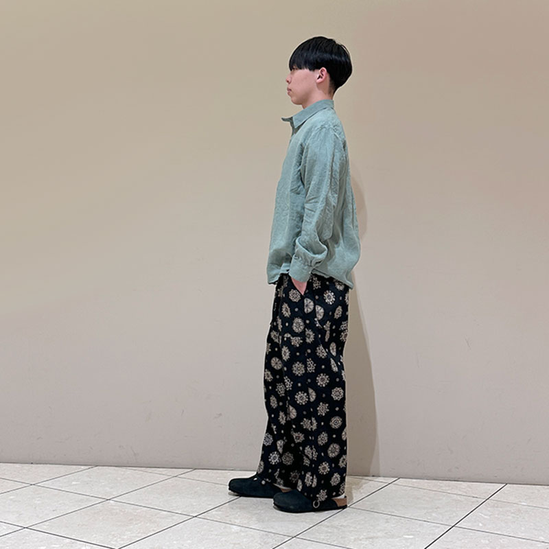 FUNSET OF ART ファンセットオブアート フランスリネンポストシャツ