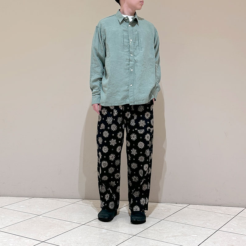 FUNSET OF ART ファンセットオブアート フランスリネンポストシャツ