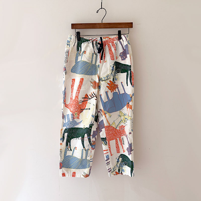ティグルブロカンテ Lively animalsヘリンボン タゴサクパンツ unisex