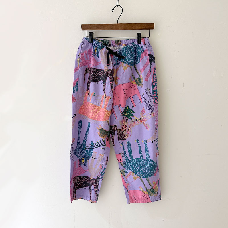 ティグルブロカンテ Lively animalsヘリンボン タゴサクパンツ unisex