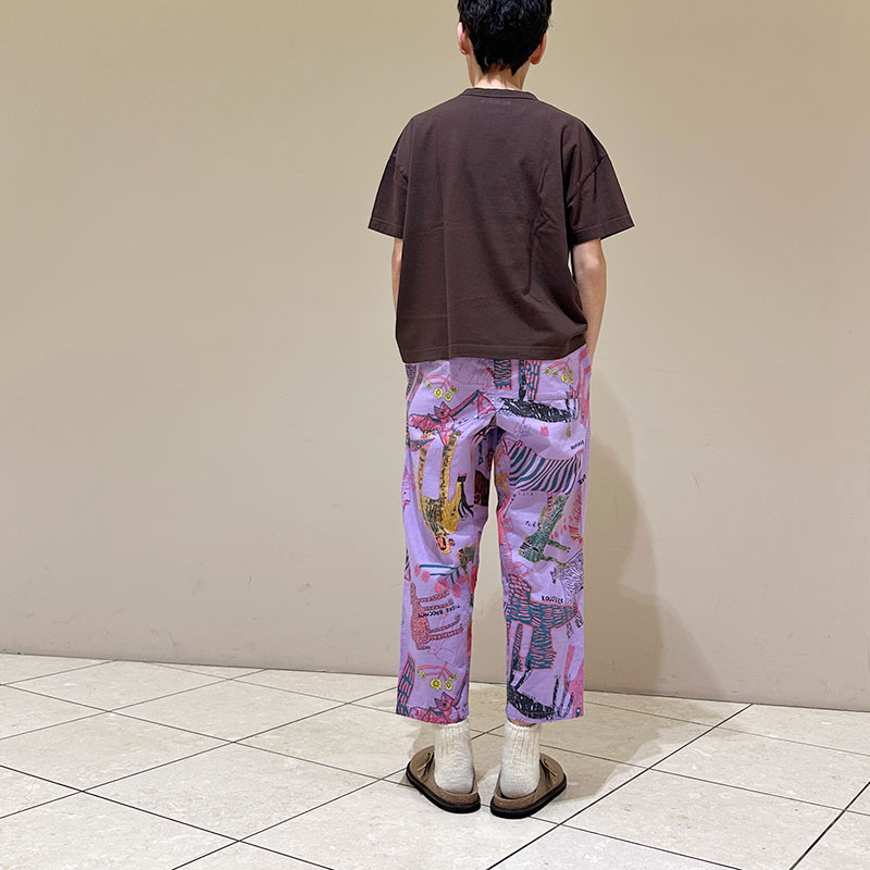 ティグルブロカンテ Lively animalsヘリンボン タゴサクパンツ unisex