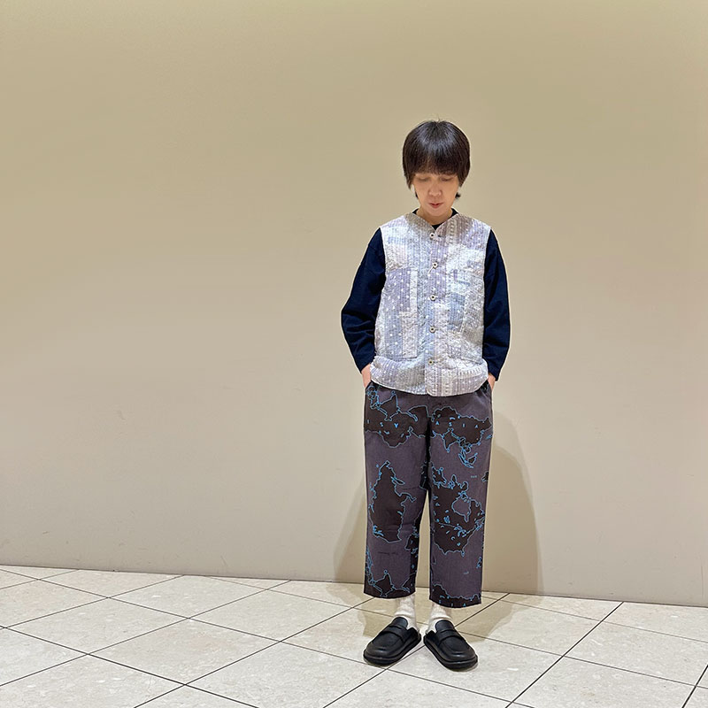 FUNSET OF ART ファンセットオブアート ブリーチバンダナパッチワークカバーベスト