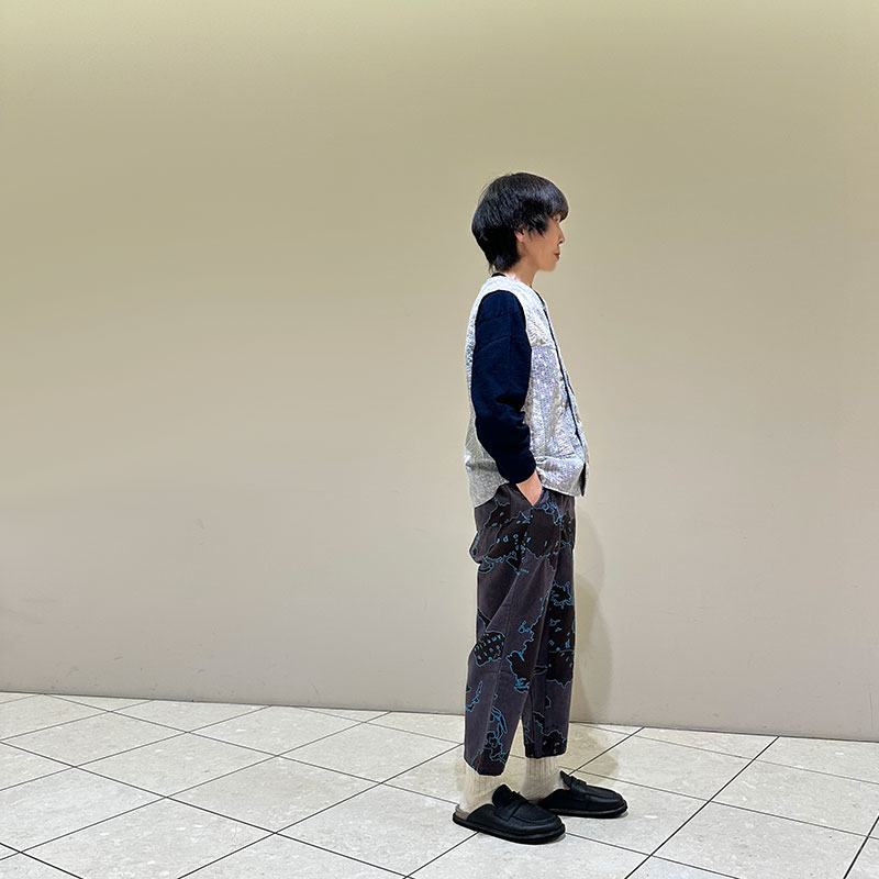 FUNSET OF ART ファンセットオブアート ブリーチバンダナパッチワークカバーベスト