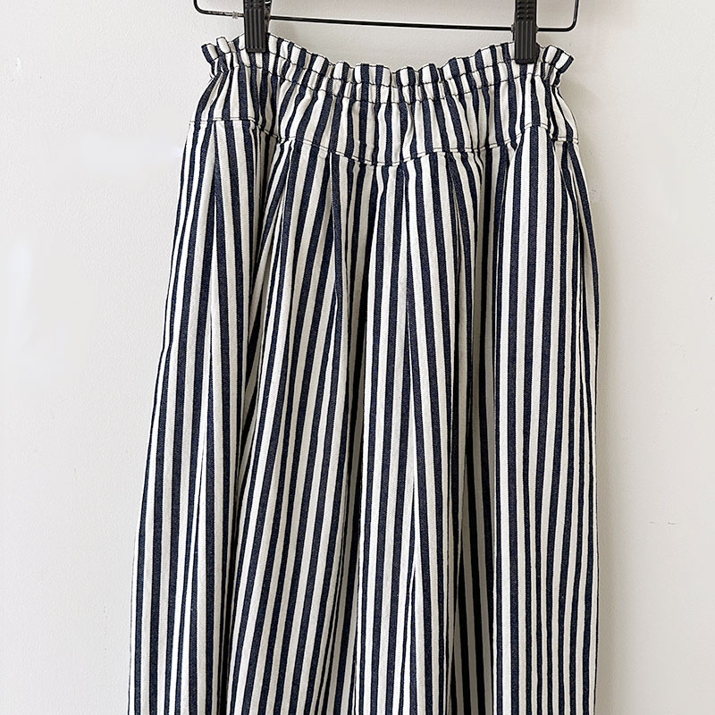 ティグルブロカンテ ヒッコリーポケットフィセルロングスカート　