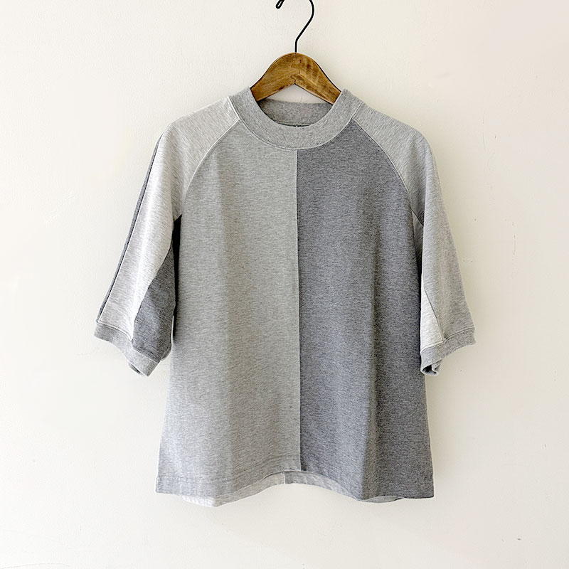 ティグルブロカンテ 杢グレー天竺MIX クアトロS/ST unisex 