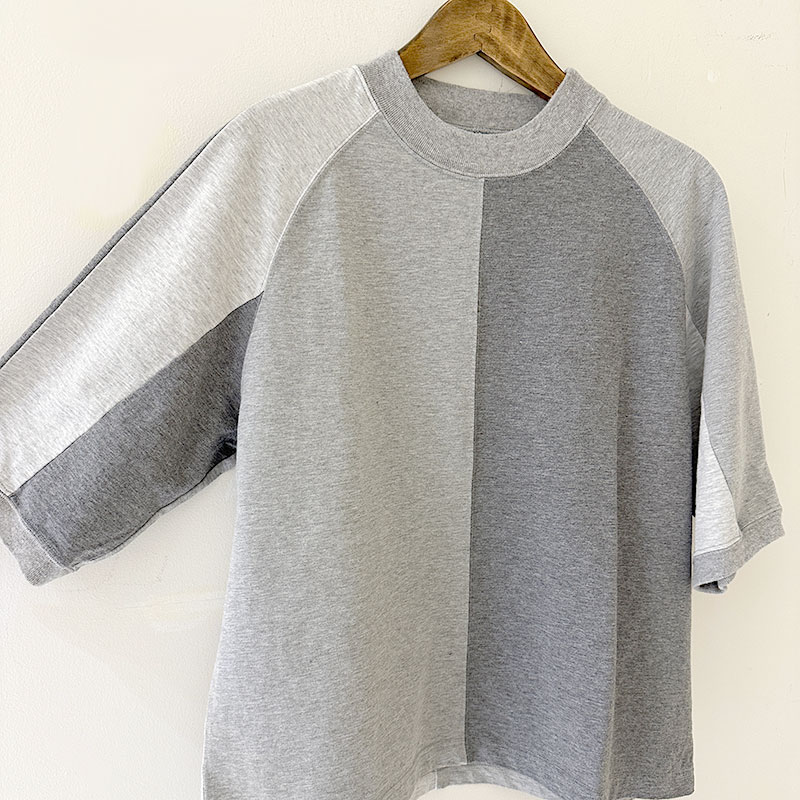 ティグルブロカンテ 杢グレー天竺MIX クアトロS/ST unisex 