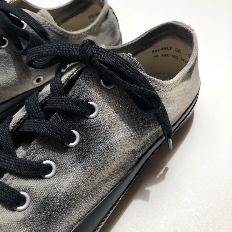 PRAS プラス SHELLCAP LOW Uneven Dye GRAY×BLACK