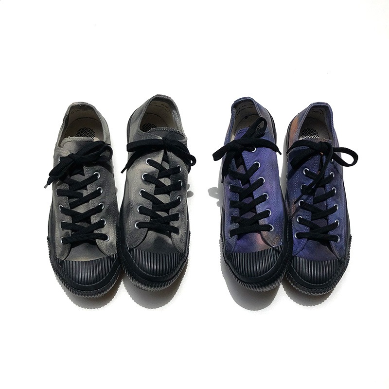 PRAS プラス SHELLCAP LOW Uneven Dye GRAY×BLACK