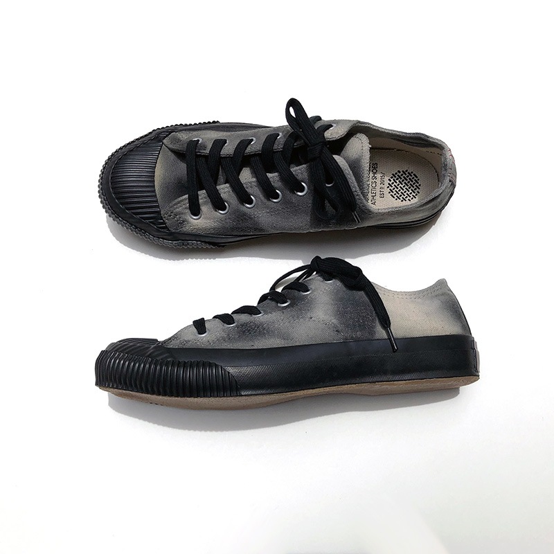 PRAS プラス SHELLCAP LOW Uneven Dye GRAY×BLACK