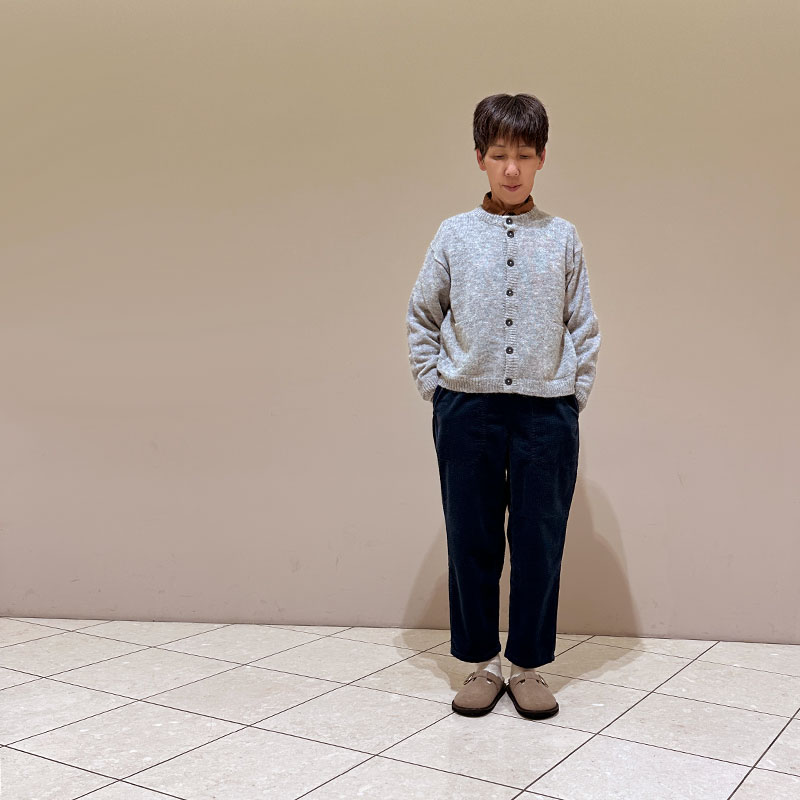 ティグルブロカンテ Babyアルパカ Wポケットカーディガン unisex