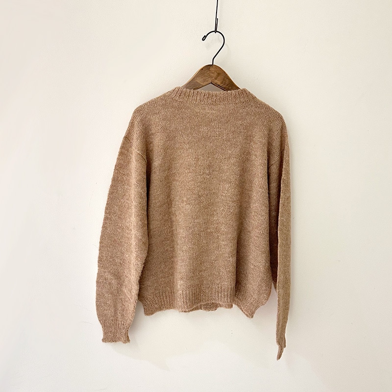 ティグルブロカンテ Babyアルパカ Wポケットカーディガン unisex