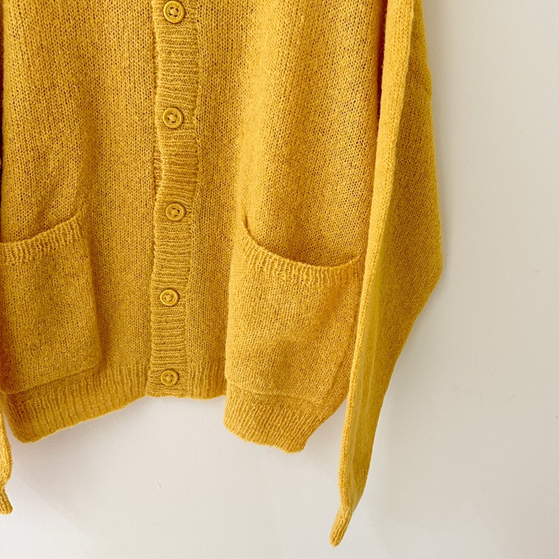 【タグ付き新品】TIGRE BROCANTE アルパカカーディガン ティグルブロカンテ Babyアルパカ Wポケットカーディガン unisex