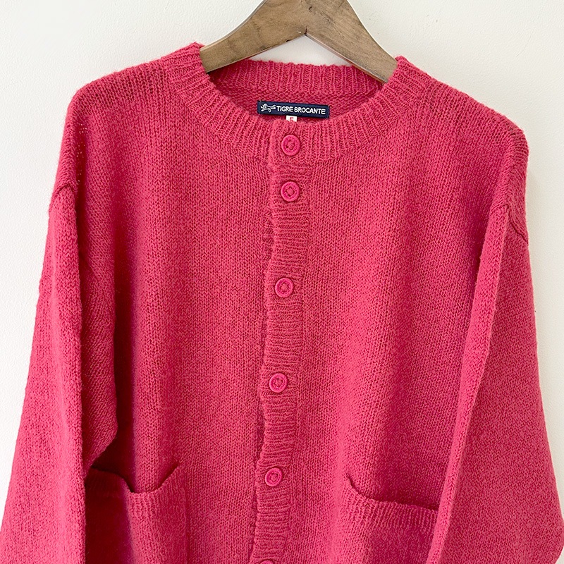 ティグルブロカンテ Babyアルパカ Wポケットカーディガン unisex