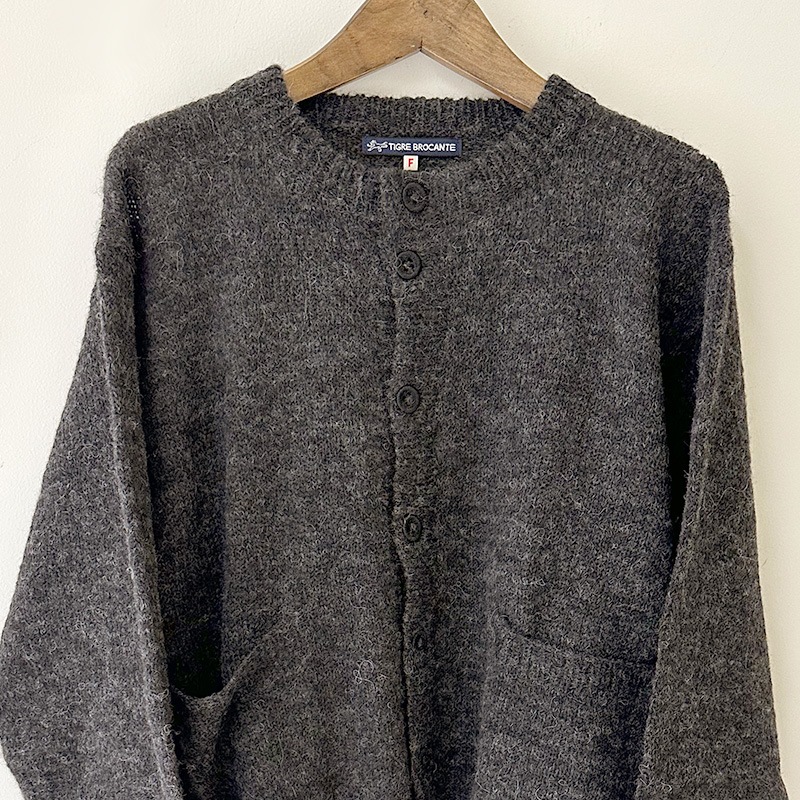 ティグルブロカンテ Babyアルパカ Wポケットカーディガン unisex