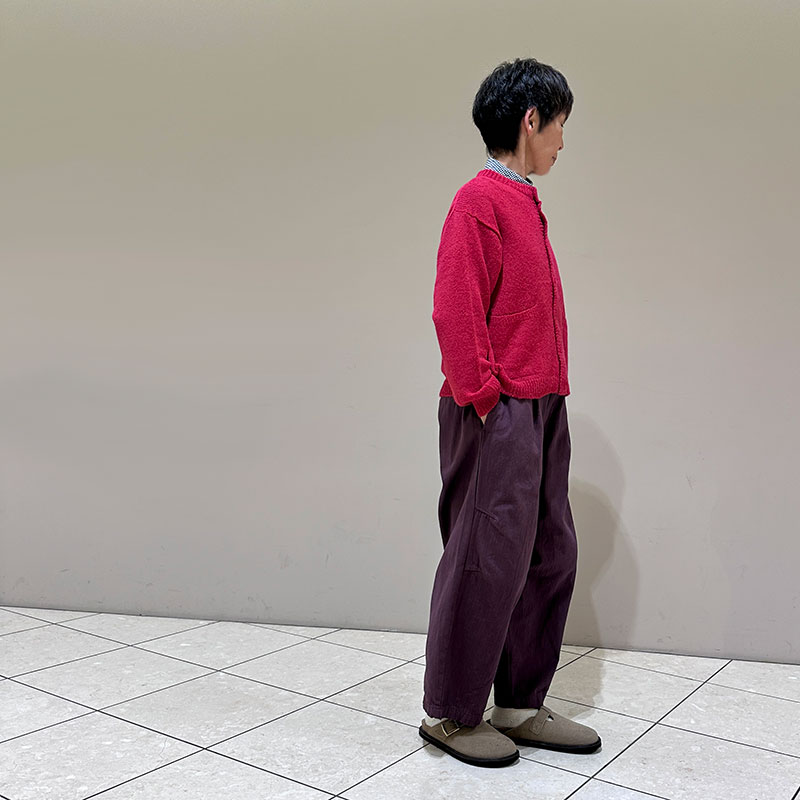 ティグルブロカンテ Babyアルパカ Wポケットカーディガン unisex