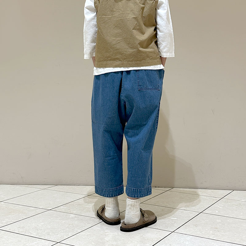 ティグルブロカンテ 10ozデニム ミャオ9分丈パンツ Fade