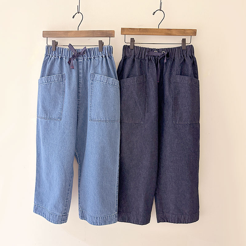 ティグルブロカンテ 10ozデニム ミャオ9分丈パンツ Fade