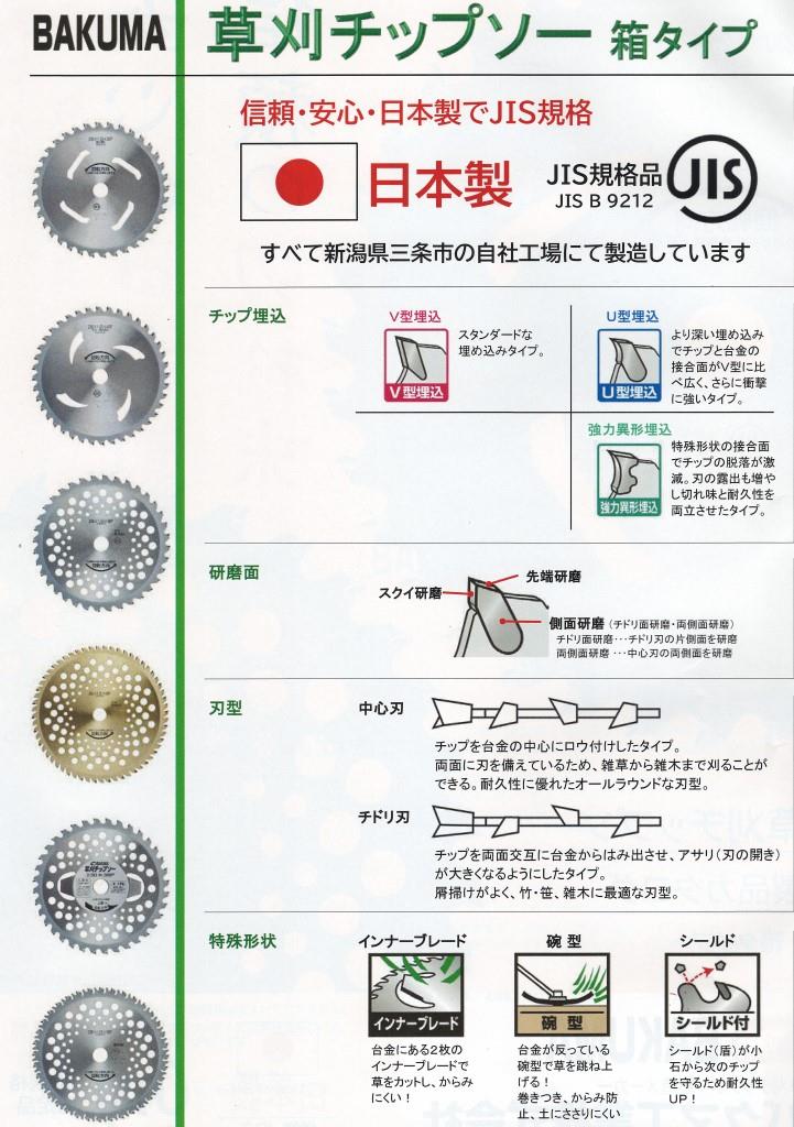 バクマ工業 山林王 255MM 笠原産業㈱
