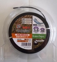 草刈用ナイロンコード「鮫牙　ノコブレード」3ｍｍｘ30ｍ|刈払機用　ナイロンコード|緑化管理機
