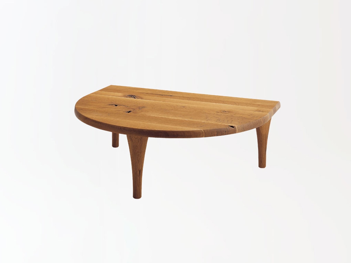 飛騨産業半円形リビングテーブル レギュラータイプ/ハイタイプ 幅1040/1500【森のことば】モリノコトバ SN105T～パパネッツ便・ヤマトHC便～