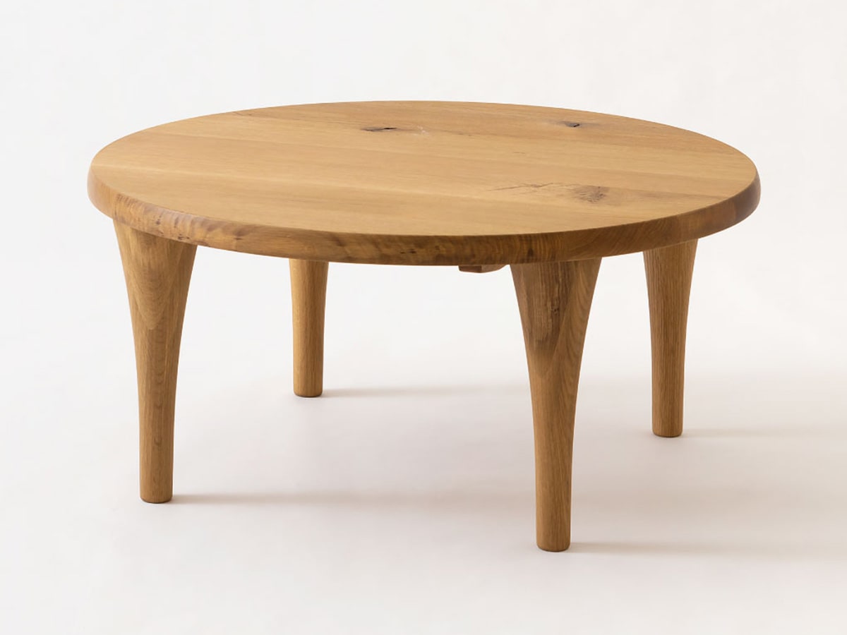 飛騨産業円形リビングテーブル【森のことば】モリノコトバ SN110H～パパネッツ便・ヤマトHC便～