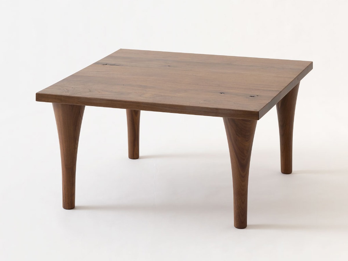 飛騨産業正方形コーナーテーブル【森のことば walnut】モリノコトバ SW105SH～パパネッツ便・ヤマトHC便～